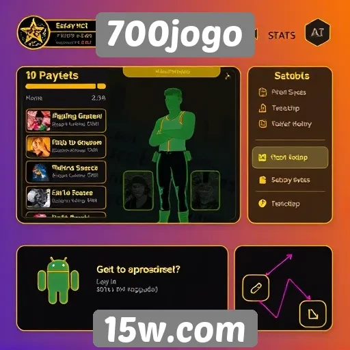Avaliação da interface de usuário do 700jogo